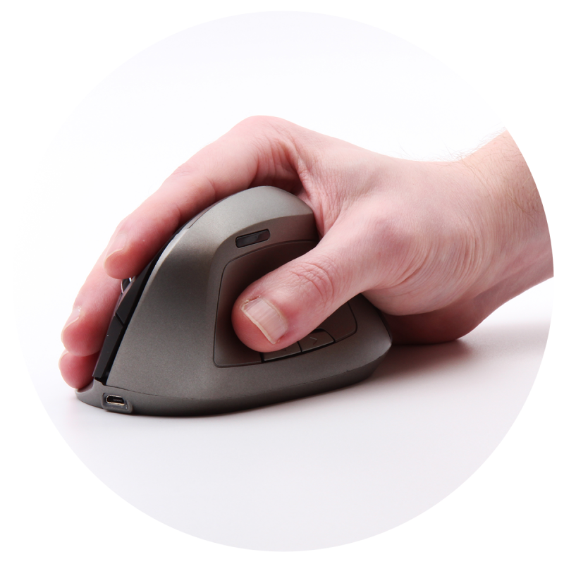 Souris ergonomique sans fil, souris de jeu sans fil - souris